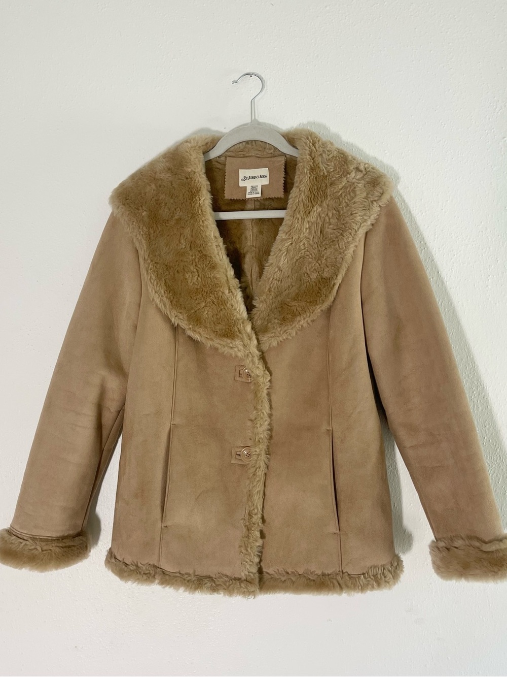 St. John's Bay Faux-Shearling Jacket